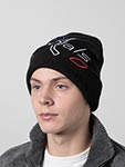 Шапка MITCHELL NESS арт. HK12787-WCABLCK Washington Capitals NHL (черный)